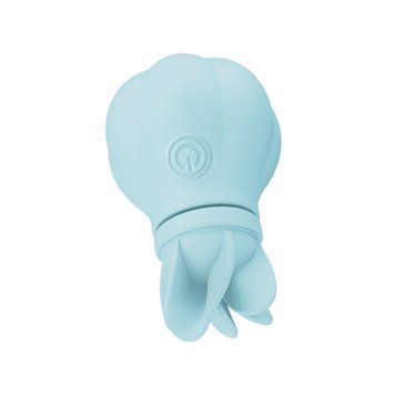 Вибратор Adrien Lastic Caress Blue с крутящимися насадками для стимуляции эрогенных зон SO9931 фото