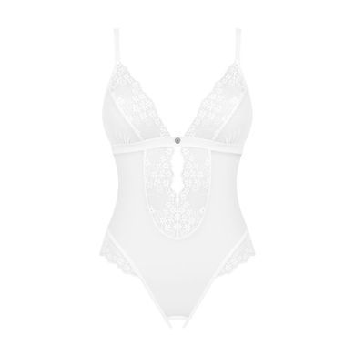 Эротическое полупрозрачное боди Obsessive Heavenlly crotchless teddy XL/2XL, с доступом SO8168 фото