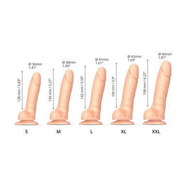 Реалистичный фаллоимитатор Strap-On-Me Sliding Skin Realistic Dildo Vanille S, эффект подвижной кожи SO6251 фото