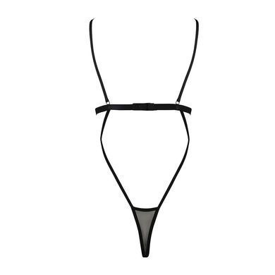 Боди монокини с открытой грудью Passion DIABOLINA BODY XXL/XXXL, black PS25803 фото