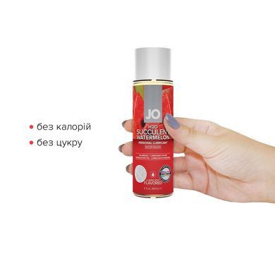 Змазка на водній основі JO H2O &mdash; Watermelon (60 мл) без цукру, рослинний гліцерин SO5226 фото