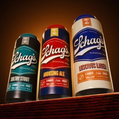 Мастурбатор &ndash; банка пива Blush Schag's &ndash; Sultry Stout Masturbator &ndash; Frosted, самозмащуваний, вакуум SO8842 фото