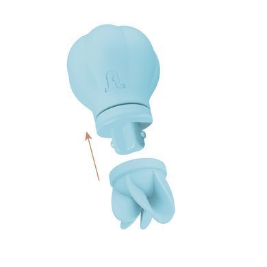 Вибратор Adrien Lastic Caress Blue с крутящимися насадками для стимуляции эрогенных зон SO9931 фото
