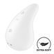 Вибратор для наружной стимуляции Satisfyer Dew Drop White, 2 мотора, 12 режимов, мягкий корпус SX1212 фото 1
