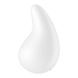 Вибратор для наружной стимуляции Satisfyer Dew Drop White, 2 мотора, 12 режимов, мягкий корпус SX1212 фото 5