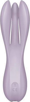 Кліторальний вібратор Satisfyer Threesome 2 Violet, 3 гнучкі пальчики, 3 мотори SX1213 фото