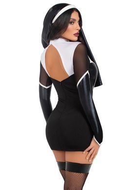 Костюм монашки Leg Avenue Holy Hottie Dress S SX2794 фото
