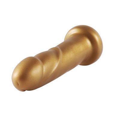 Золотой фаллоимитатор Hismith 6.8&Prime; Golden Silicone Dildo, система KlicLok SO6202 фото