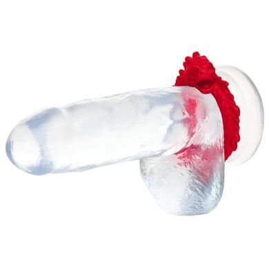 Эрекционное кольцо &ndash; дракон Creature Cocks Rise of the Dragon Silicone Penis Ring &ndash; Red, диаметр 4 см SX2221 фото