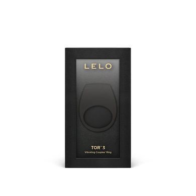 Эрекционное кольцо с вибрацией LELO Tor 3 Black, управление со смартфона SX0700 фото