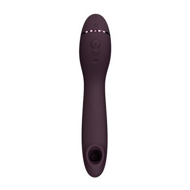 Вакуумний стимулятор для точки G та клітора з вібрацією Womanizer OG Aubergine, 12 рівнів, 3 режими SX0531 фото