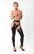 Леггинсы Noir Handmade F323 Rebel, XXL, black, под латекс, с открытыми бедрами и ягодицами SX0373 фото 3