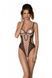 Эротическое боди Passion MARINA BODY, S/M, beige, с открытыми чашками SO9715 фото 1