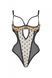 Эротическое боди Passion MARINA BODY, S/M, beige, с открытыми чашками SO9715 фото 3