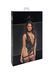 Боди Noir Handmade F297 Libido, XXL, черное, кружево, низ под латекс, открытый доступ, гартеры SX0223 фото 6