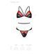 Комплект білизни Passion PEONIA SET L/XL red, бра, трусики SO8466 фото 5