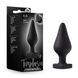 Анальная пробка Blush Temptasia &ndash; Fuck Me Anal Plug &ndash; Black, основание в виде сердечка SO8843 фото 4