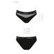 Трусики з прозорою вставкою Passion PS006 PANTIES M, black SO4232 фото 6