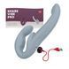 Безремневой страпон с вибрацией Fun Factory SHARE VIBE PRO cool grey, регулируемый SX0977 фото 5