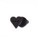 Анальная пробка Blush Temptasia &ndash; Fuck Me Anal Plug &ndash; Black, основание в виде сердечка SO8843 фото 3