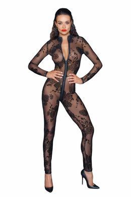 Сетчатый бодистокинг Noir Handmade F237 Long tulle overall, 3XL SX0126 фото
