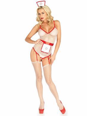 (SALE) Leg Avenue Roleplay TLC Nurse White O/S SO8602 фото
