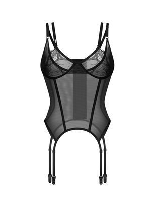 Корсет Obsessive Arrowel Black corset S/M SX2579 фото