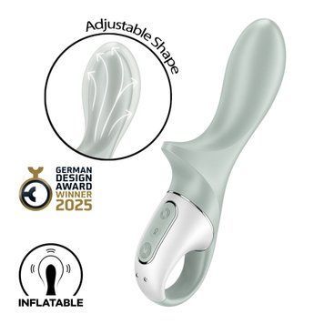 Анальный надувной вибратор Satisfyer Air Pump Booty 3, гибкий ствол SX2175 фото