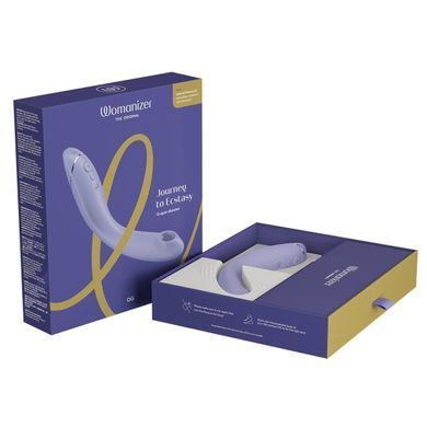 Вакуумний стимулятор для точки G та клітора з вібрацією Womanizer OG Lilac, 12 рівнів, 3 режими SX0532 фото
