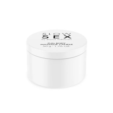 Масажна свічка Bijoux Indiscrets SLOW SEX Massage Candle (50 г) SO9341 фото