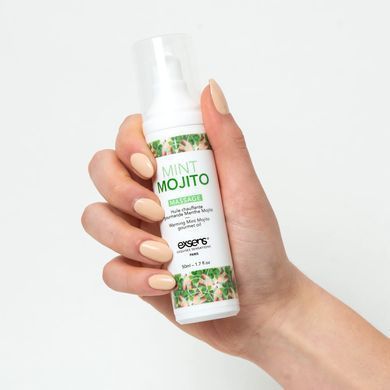 Массажное масло EXSENS Mojito 50мл разогревающее, без сахара, без парабенов, съедобное SO2361 фото