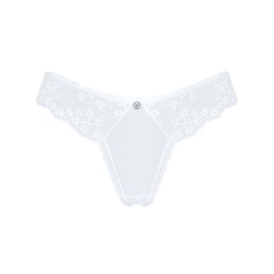 Полупрозрачные трусики Obsessive Heavenlly panties M/L, открытые ягодицы SO8170 фото