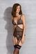 Корсет Passion AMBERLY CORSET black, XXL/XXXL, с застежками для чулок, трусики в комплекте SX0460 фото 3