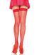 Чулки-сетка со швом Leg Avenue Backseam Thigh Highs Red, one size SO7976 фото 1