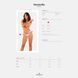 Полупрозрачные трусики Obsessive Heavenlly panties M/L, открытые ягодицы SO8170 фото 7