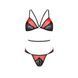 Комплект білизни Passion PEONIA SET S/M red, бра, трусики SO8467 фото 3