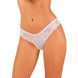 Полупрозрачные трусики Obsessive Heavenlly panties M/L, открытые ягодицы SO8170 фото 1