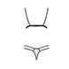 Комплект білизни Passion ORIHIME SET XXL/XXXL, white, стрепи, ліф і трусики EL16409 фото 4