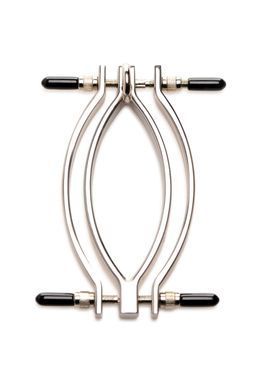 Зажим для половых губ Master Series: Pussy Tugger Adjustable Vagina Clamp with Chain SO8797 фото