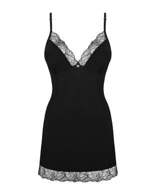 Сорочка и трусики Obsessive Bella Rou chemise & thong XS/S SO7858 фото