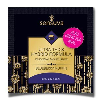 Пробник густой смазки Sensuva - Ultra-Thick Hybrid Formula Blueberry Muffin (6 мл) SO3384 фото