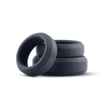 Набор эрекционных колец Boners 3 Ring kit (flat rings), 3; 3,5 и 4 см SO8845 фото