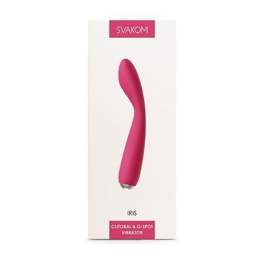 Вибратор для клитора и точки G Svakom Iris Plum Red SO4854 фото