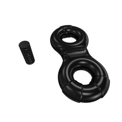 Эрекционное виброкольцо Bathmate Vibe Ring Eight, двойное, для члена и мошонки SO2441 фото