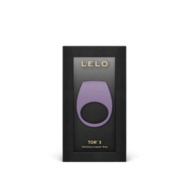Ерекційне кільце з вібрацією LELO Tor 3 Violet Dusk, керування зі смартфона SX0702 фото