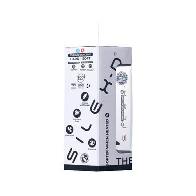 Анальна пробка SilexD Model 2, size M, чорна, двошарова, з ефектом пам&rsquo;яті, діаметр 4 см SX1276 фото