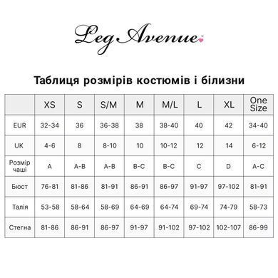 Комбинезон из экокожи Leg Avenue Wetlook Catsuit S, Black, молния спереди, с мокрым эффектом SO8553 фото