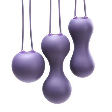 Набір вагінальних кульок Je Joue - Ami Purple, діаметр 3,8-3,3-2,7см, вага 54-71-100гр + подарунок косметичка SO3042 фото