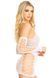 Мини-платье Leg Avenue Mini dress and matching gloves White One Size SX1068 фото 2