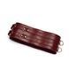 Шкіряний пояс для бондажу Liebe Seele Wine Red Waist Cuff, S Size SO9460 фото 2